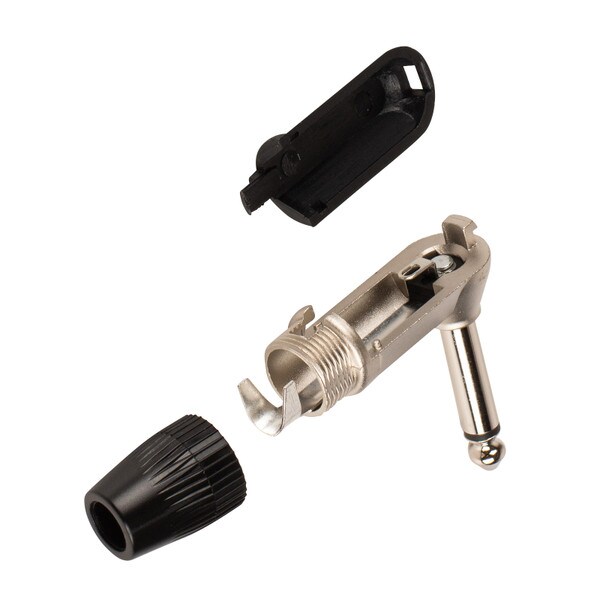 Main product image for Rean NYS207 1/4" Mono Slim Right Angle Phone Plug 092-1616